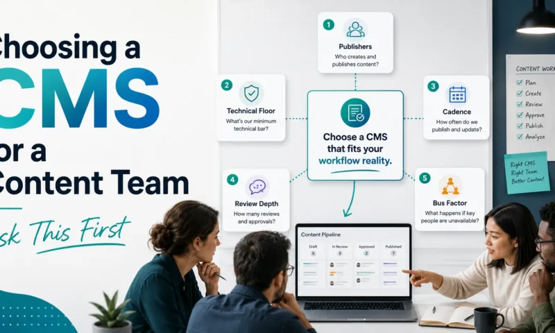 Choosing a CMS for a Content Team: Ask This First