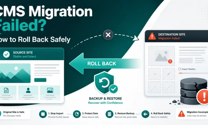 CMS Migration Failed? How to Roll Back Safely