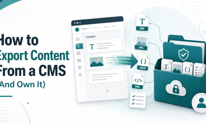 How to Export Content From a CMS (And Own It)