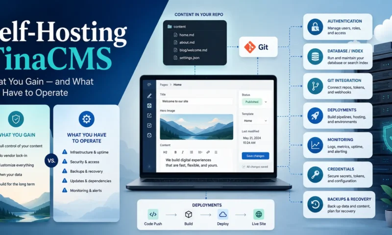 Self-Hosting TinaCMS: What You Gain and What You Have to Operate