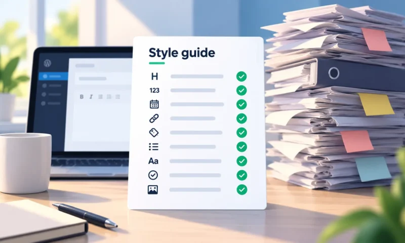 Editorial Style Guide for a Blog: Keep It One Page
