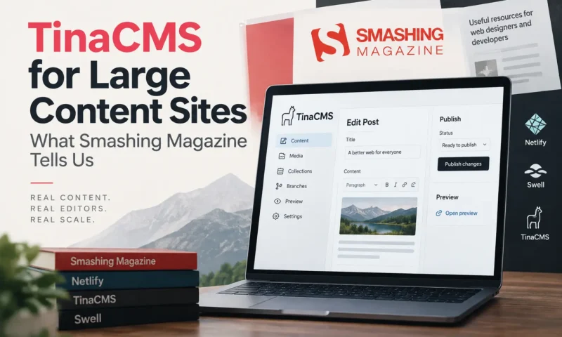 TinaCMS for Large Content Sites: What Smashing Magazine Tells Us
